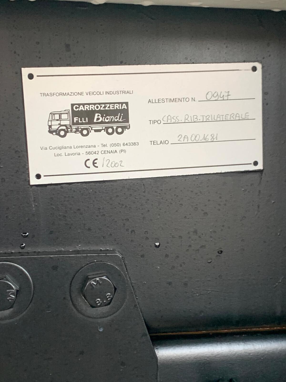 Daewoo AVIA - RIBALTABILE TRILATERALE-Portata 32 Q.li