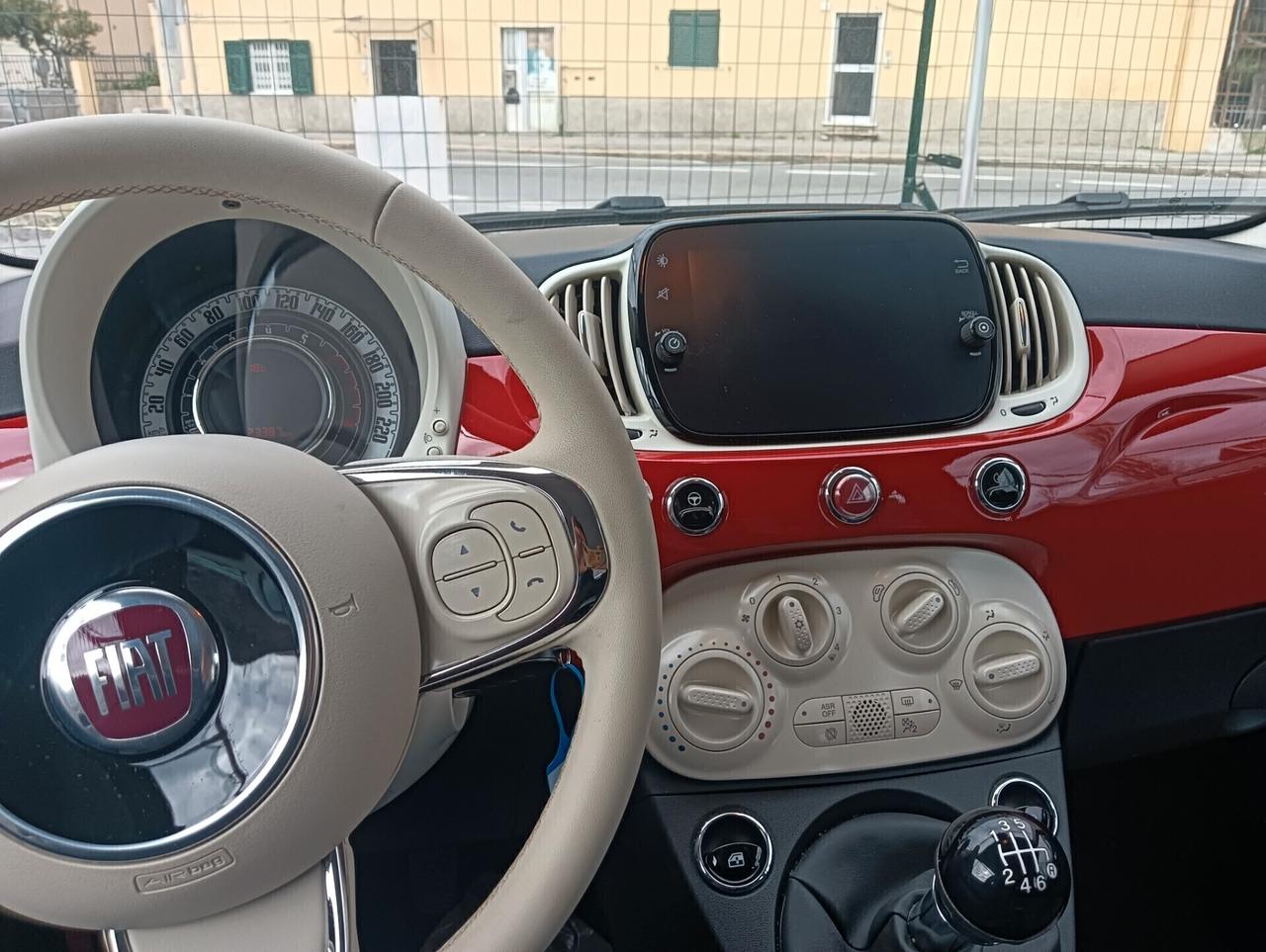 Fiat 500 1.0 Hybrid Red