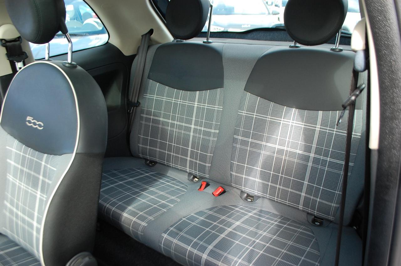Fiat 500 1.2 Lounge 69CV Uff Italy Tetto Lega USB Clima