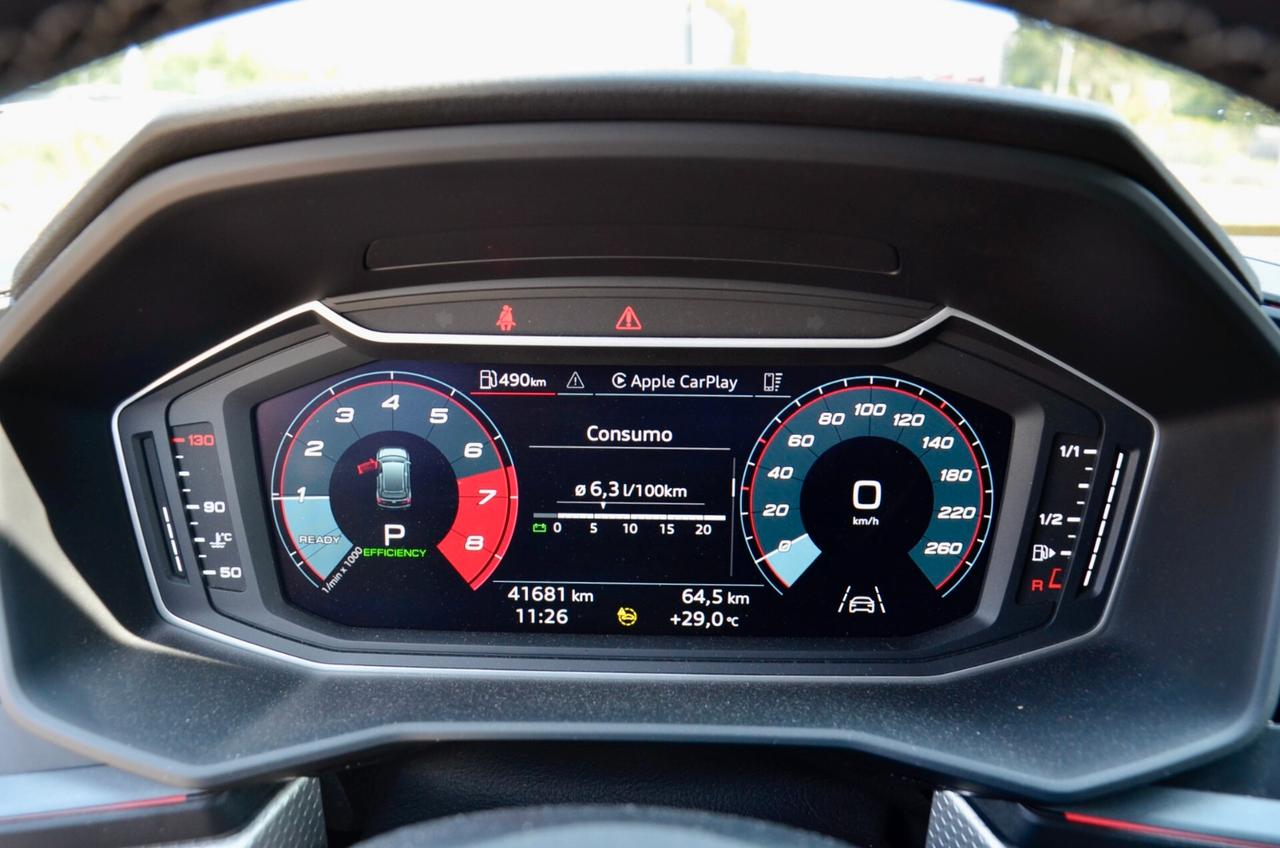 AUDI A1 SPORTBACK 1.5 TFSI 150cv S-TRONIC IDENTITY BLACK S-LINE INT-EXT, UNICOPROPRIETARIO, EURO 6D, UFF ITALIANA, SERVICE AUDI, FULL LED, RETROCAMERA, PERMUTE