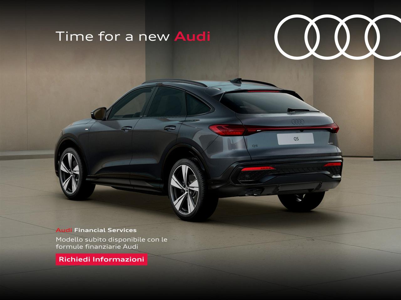 Audi Q5 sportback 2.0 tdi mhev+ s line edition quattro 204cv s-tronic