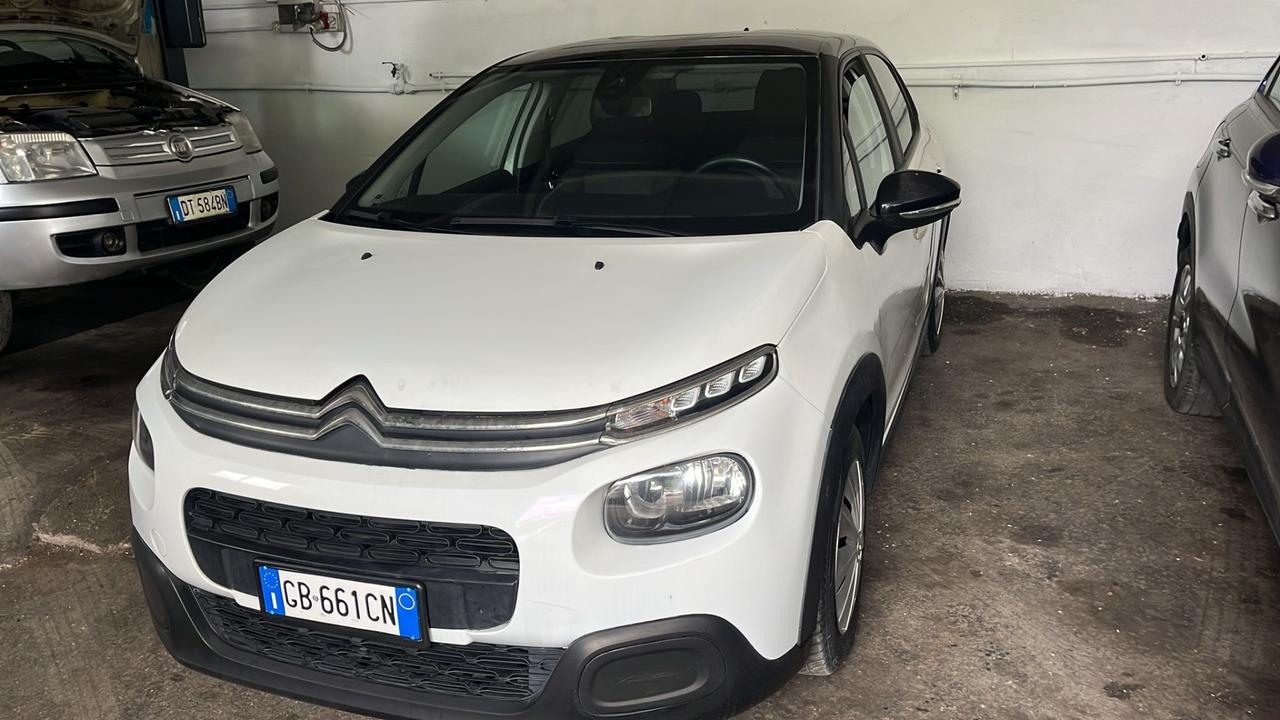 Citroen C3-1.5 hdi/100cv-km 52000-2020