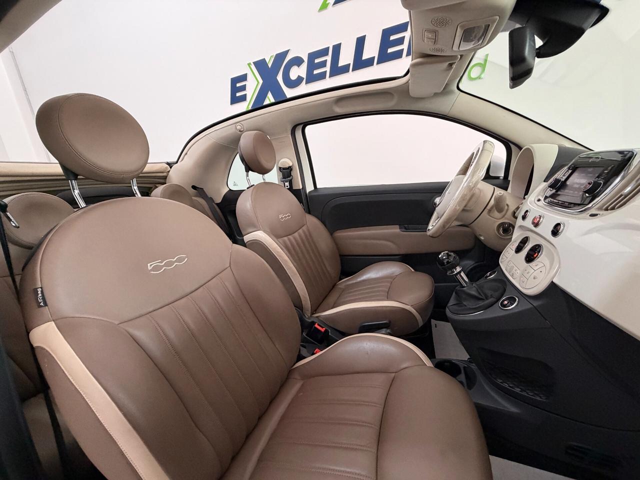 Fiat 500 Cabrio 1.2 LOUNGE NAVI/PELLE/PDC