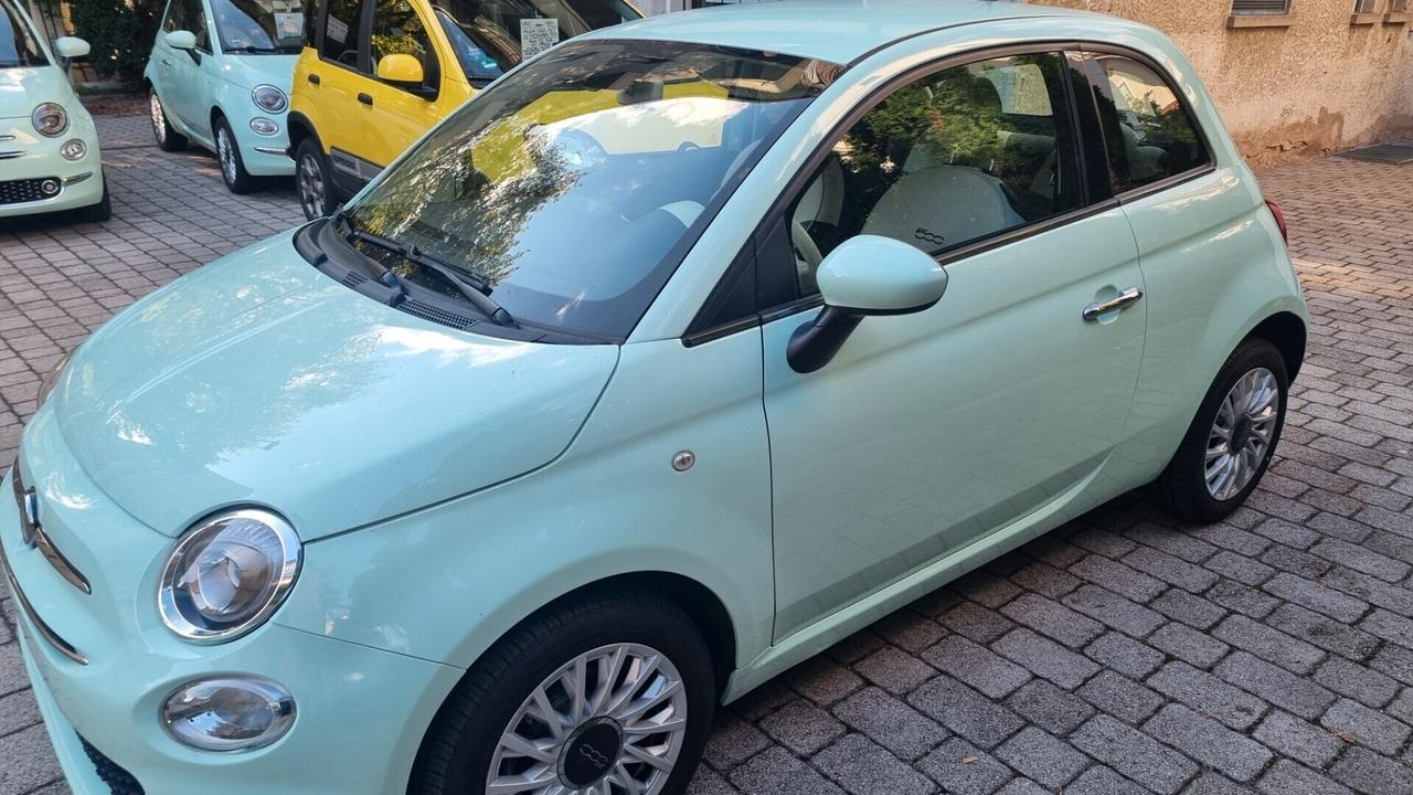 Fiat 500 1.2 Lounge 69cv anno2019 km 52000 neopat
