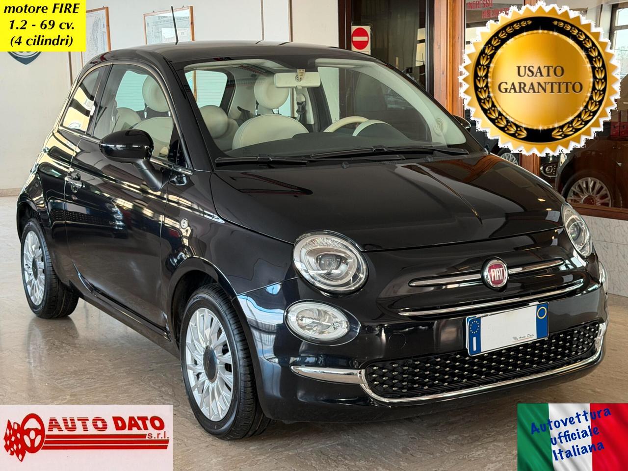 Fiat 500 1.2 69 cv. LOUNGE (Tetto Panorama)