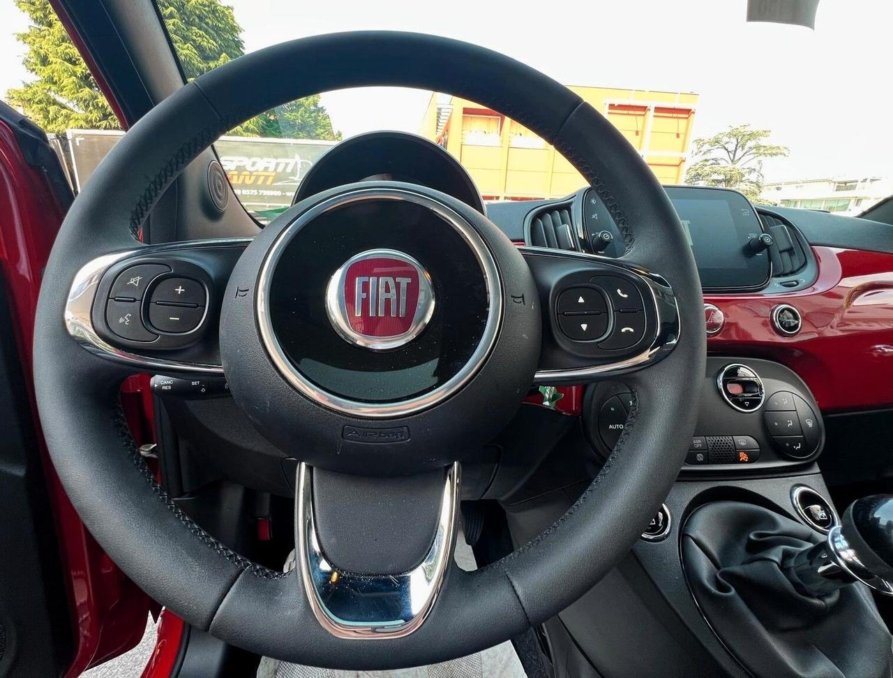 Fiat 500 1.0 Hybrid Red 70CV