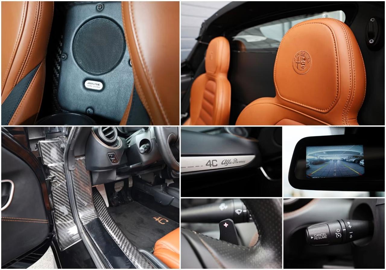 Alfa Romeo 4C 1750 TBi Spider FULL CARBON/ALPINE/RETROCAMERA