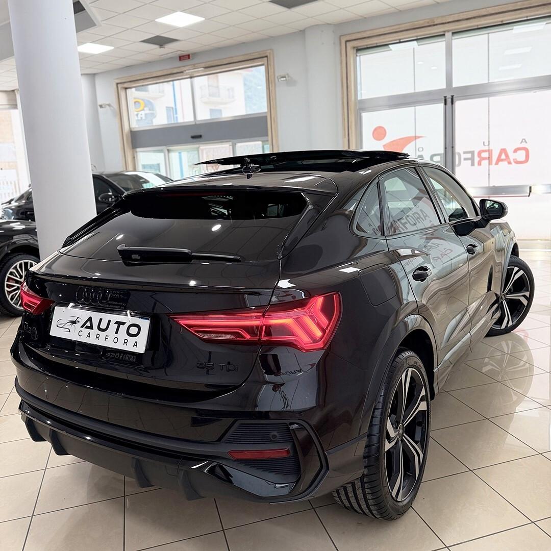 Audi Q3 Sportback 35 TDI Identity Black |tetto apribile|