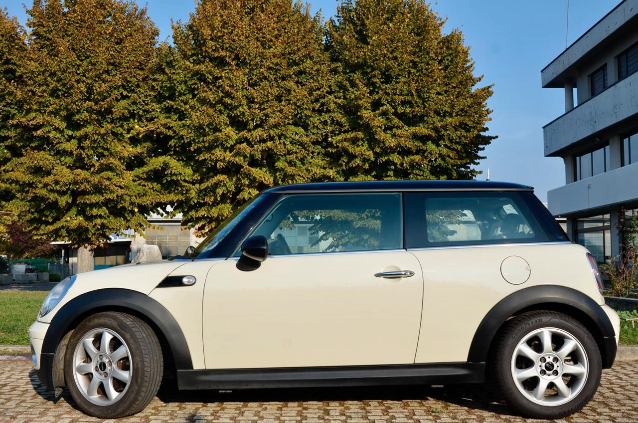 MINI COOPER 1.6 120cv, UFF ITALIANA, BICOLOR, A/C, PERMUTE