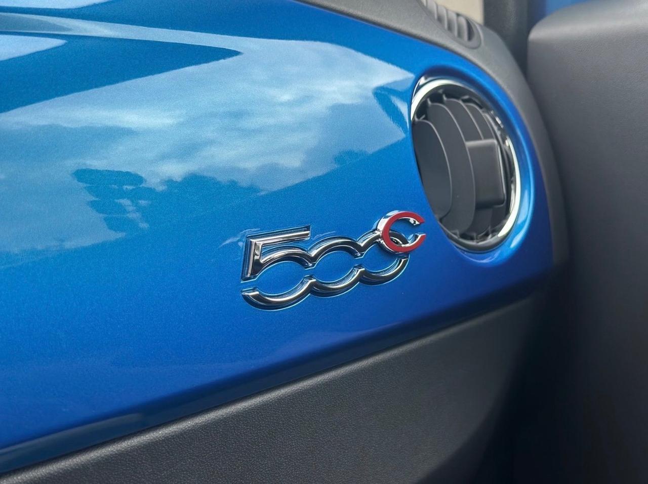 Fiat 500 C 1.2 Lounge blue metallic