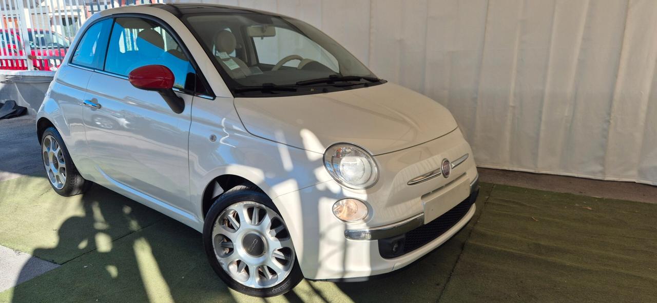 FIAT 500 1.2 BENZINA 69CV Tetto Panora 05/2009