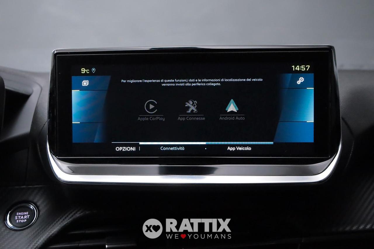 Peugeot e-208 motore elettrico 100kW Allure Pack