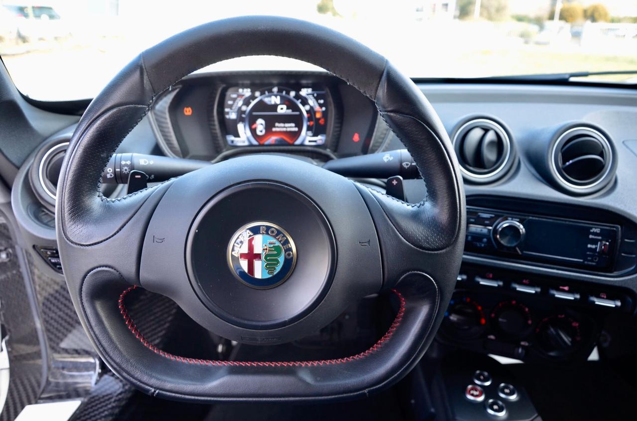 ALFA ROMEO 4C COUPE 1750 TBI 240cv TCT, UFF ITALIANA, BIANCO PERLA, SCARICO CAPRISTO, PERMUTE