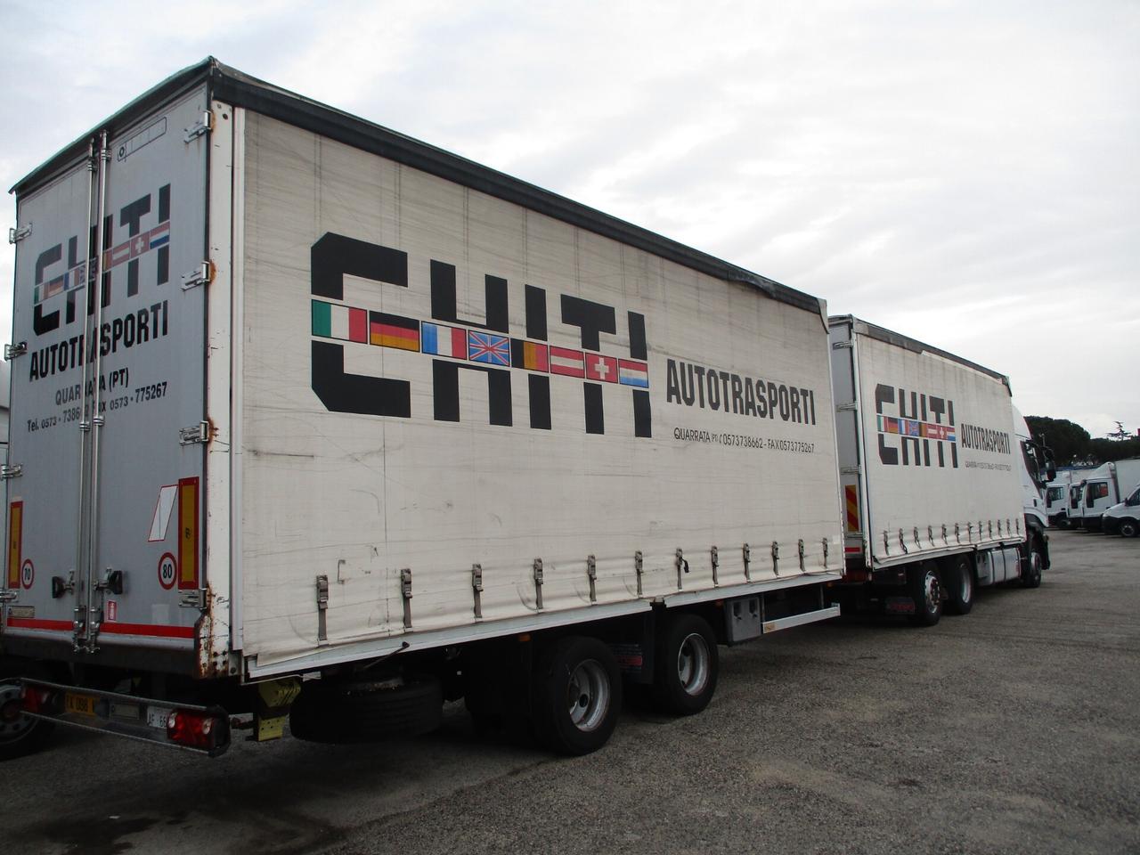 Iveco BIGA OMAR 2 ASSI CENTINATA 7.80 M ALTEZZA 2.90METR