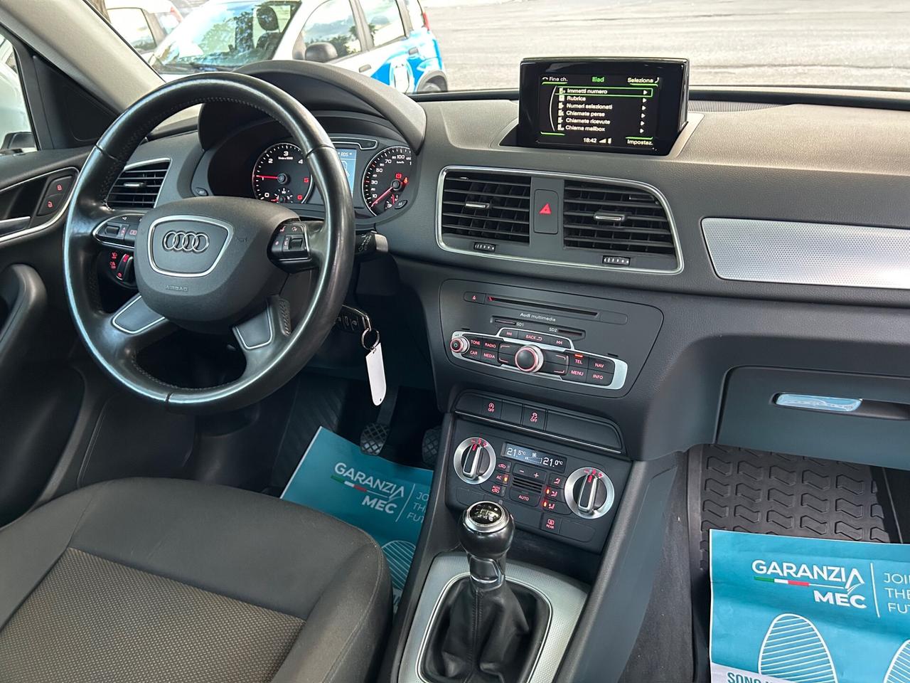 Audi Q3 TDI KM.80.000! Gancio traino
