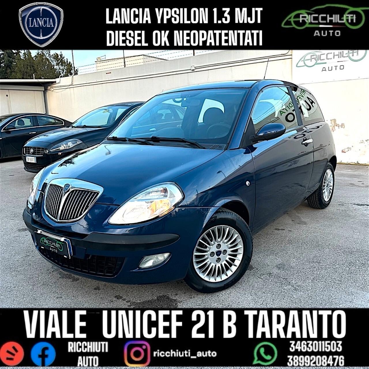 LANCIA YPSILON 1.3 MJT DIESEL 2005 OK NEOPATENTATI