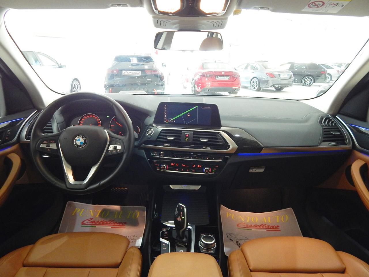 BMW X3 xdrive20d mhev 48V Luxury Aut TETTO-NAVI-PELLE-LED