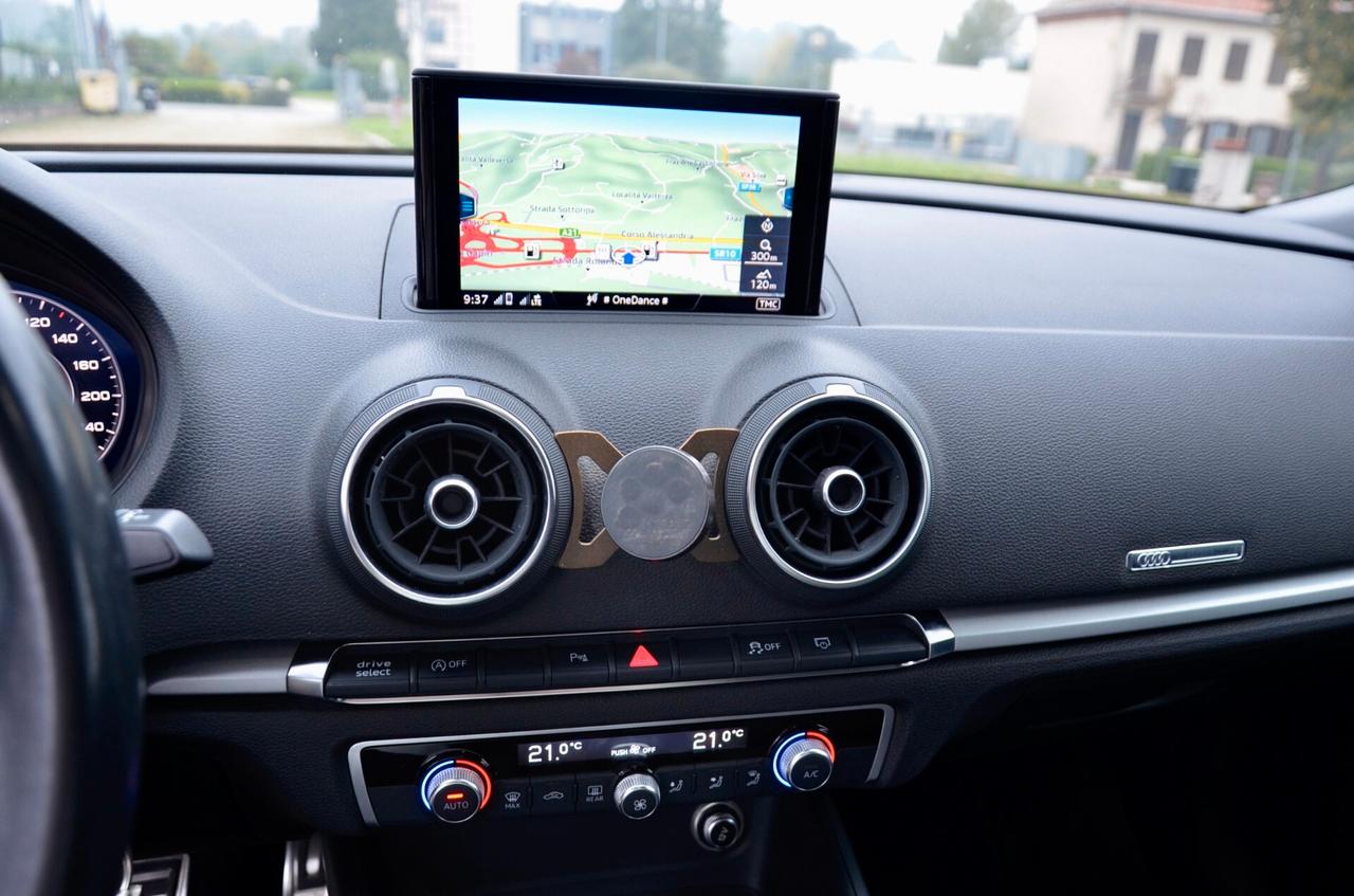 AUDI A3 SPORTBACK 35 2.0 TDI S-LINE EDITION 150cv S-TRONIC, UFF ITALIANA, EURO 6D, FULL LED, RETROCAMERA, PERMUTE
