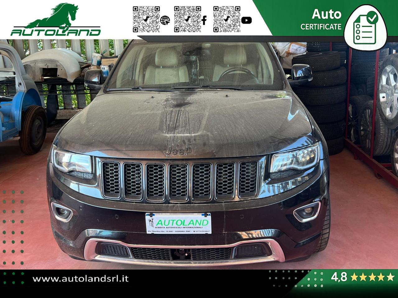 Jeep Grand Cherokee 3.0 crd V6 Overland 250cv auto