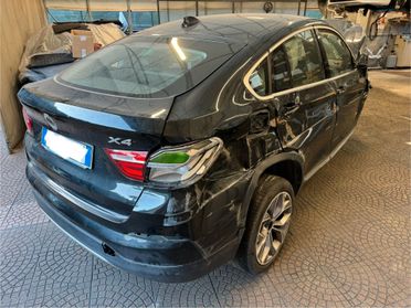 Bmw X4 xDrive35dA xLine INCIDENTATA / NO MOTORE / SOLO EXPORT / COMMERCIANTI