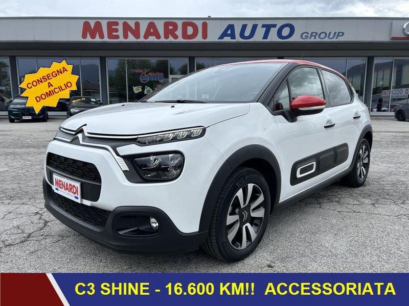 Citroën C3 PureTech 83 S&S Shine CERCHI LEGA+VETRI SCURI