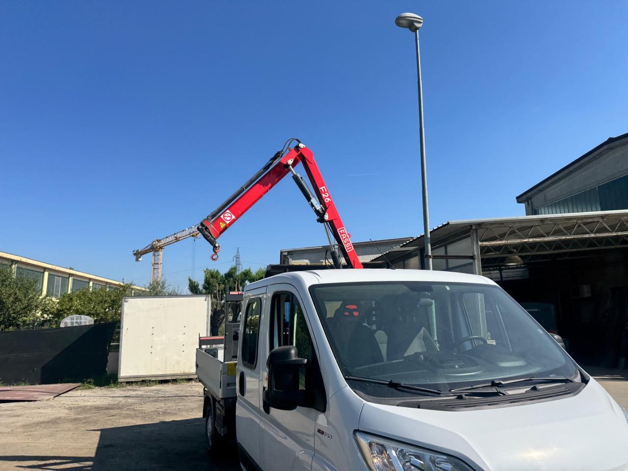 Fiat Ducato MAXI 2.3 MJT 130CV CASSONE GRU FASSI DOPPIA CABINA