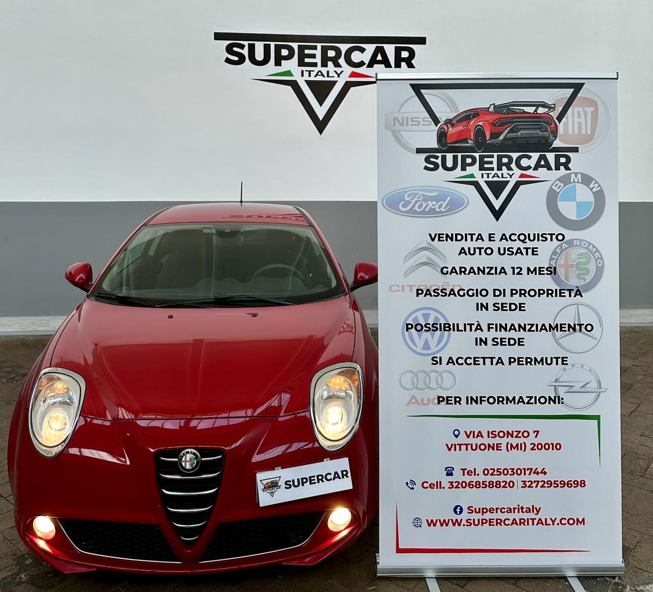 Alfa Romeo MiTo 1.4 Benz, Euro 5A, Unico proprietario, si neopat