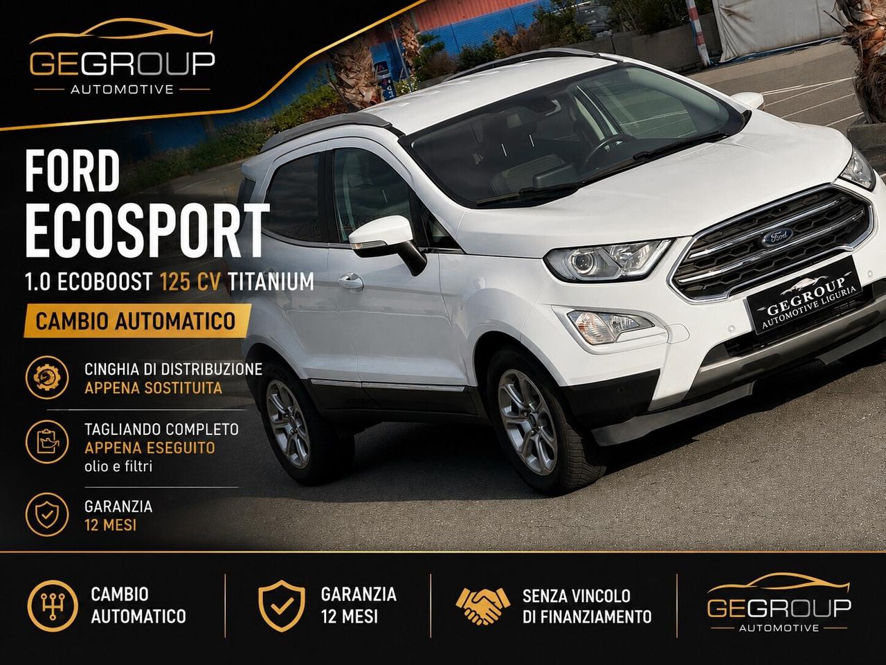 Ford EcoSport 1.0 EcoBoost 125 CV- FULL-DISTRIBUZIONE SOSTITUITA