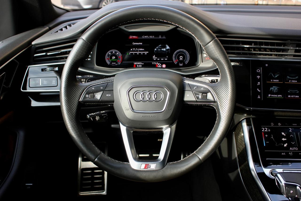 Audi Q8 50 TDI 286 CV quattro Sport INTERNO PELLE MARRONE S LINE TETTO PANOR.