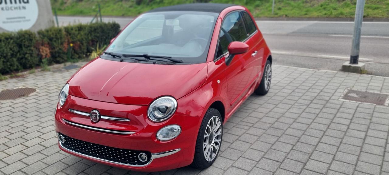 Fiat 500 C 1.2 Lounge 69 cv anno 11/2017 KM 39000