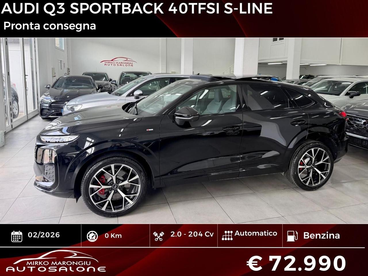 Audi Q3 40 TFSI quattro S tronic line 2026 TETTO FULL