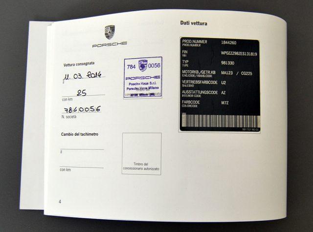 PORSCHE Boxster 3.4 S Pdk Unico Proprietario-Service Porsche-Iva E