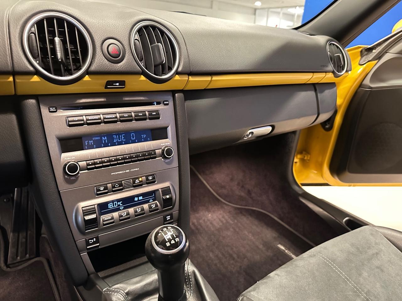 Porsche Cayman 2.7 DA 245C V**SPEED YELLOW**MANUALE*BOOK SERVICE*
