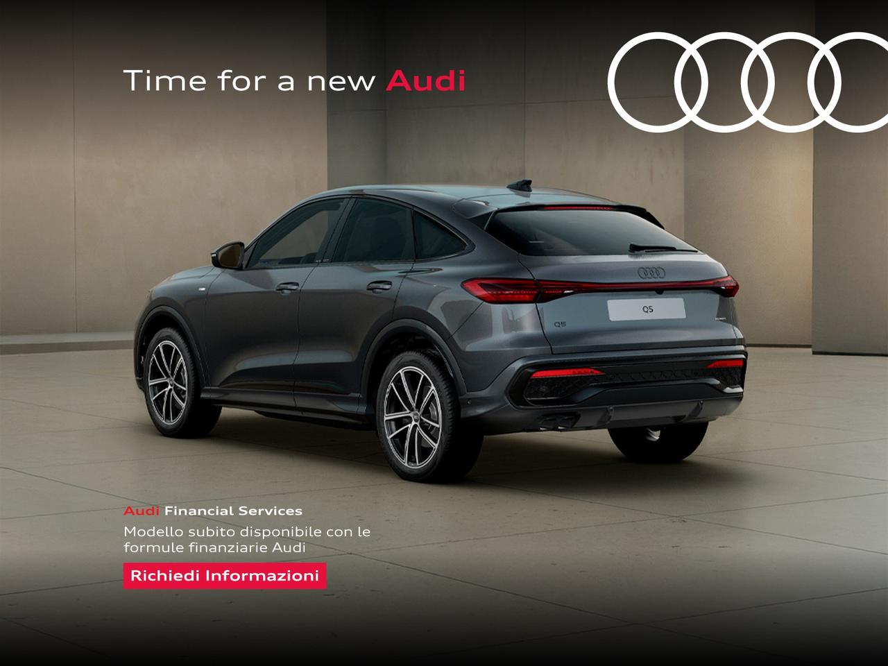 Audi Q5 sportback 2.0 tdi mhev+ s line edition quattro 204cv s-tronic