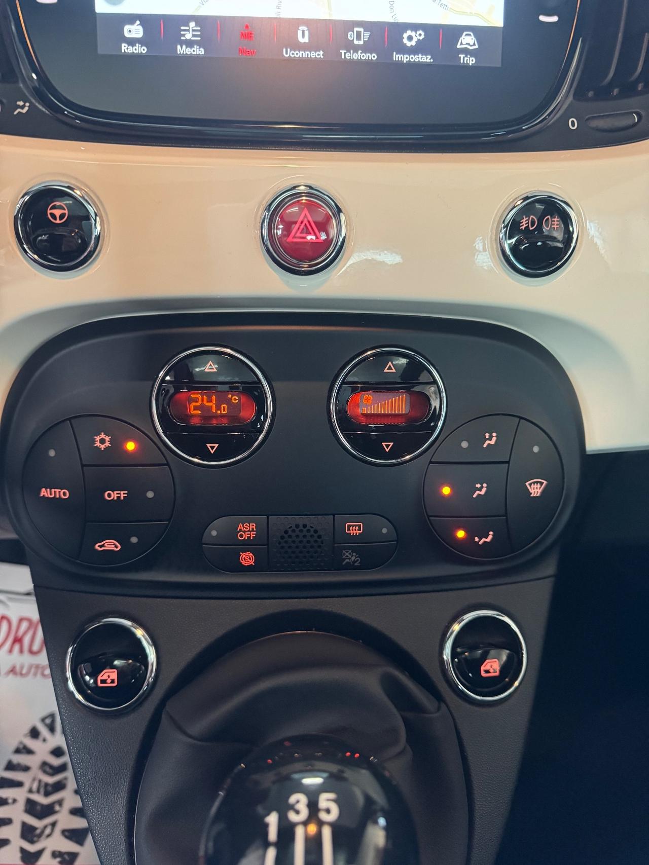 Fiat 500 1.0 Hybrid Red