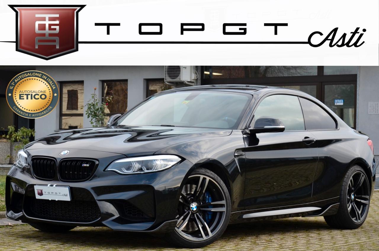 BMW M2 COUPE 3.0 370cv DKG, ECCELLENTI CONDIZIONI, CARBONIO, SCARICO, HARMAN&KARDON, FARI LED ADATTIVI, RETROCAMERA, PELLE, PERMUTE
