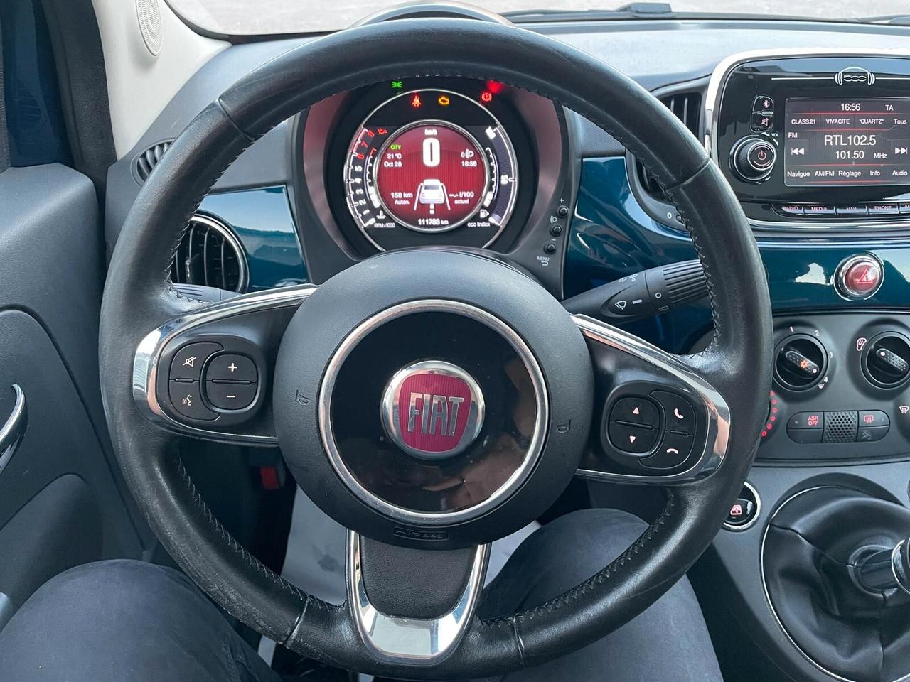 Fiat 500 1.2 Lounge 69 cv 2016