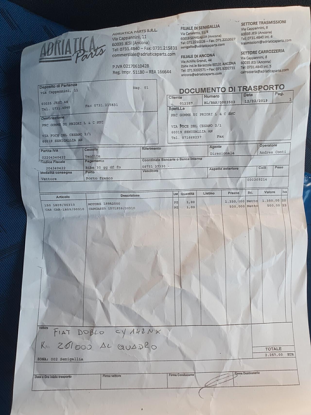 Fiat Doblo Doblò 1.3 MJT 75cv manuale 2005