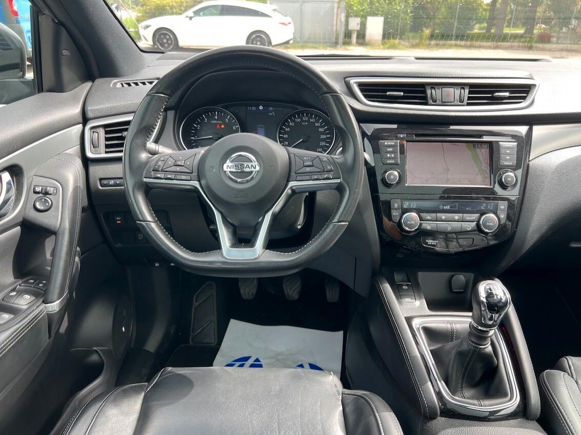 Nissan Qashqai 1.3 dig-t Tekna 160cv TETTO PELLE LED 1 PROPR.
