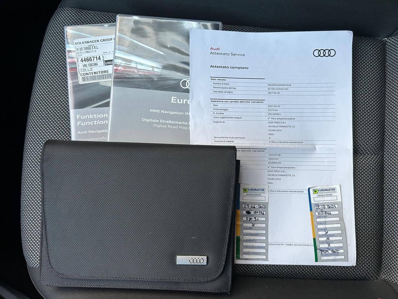 Audi Q2 1.6 TDI sport tagliandi ufficiali