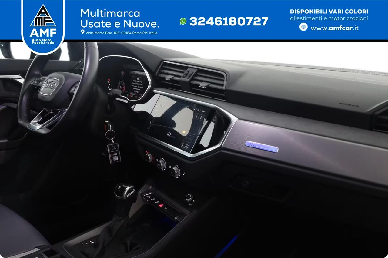 Audi Q3 Sportback 35 TDI S LINE luci ambiente