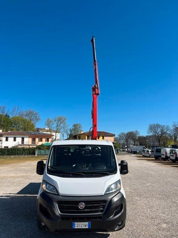 Fiat Ducato MAXI 6+1 35 LH1 2.3 Mjet 140CV Cassone Gru Fassi