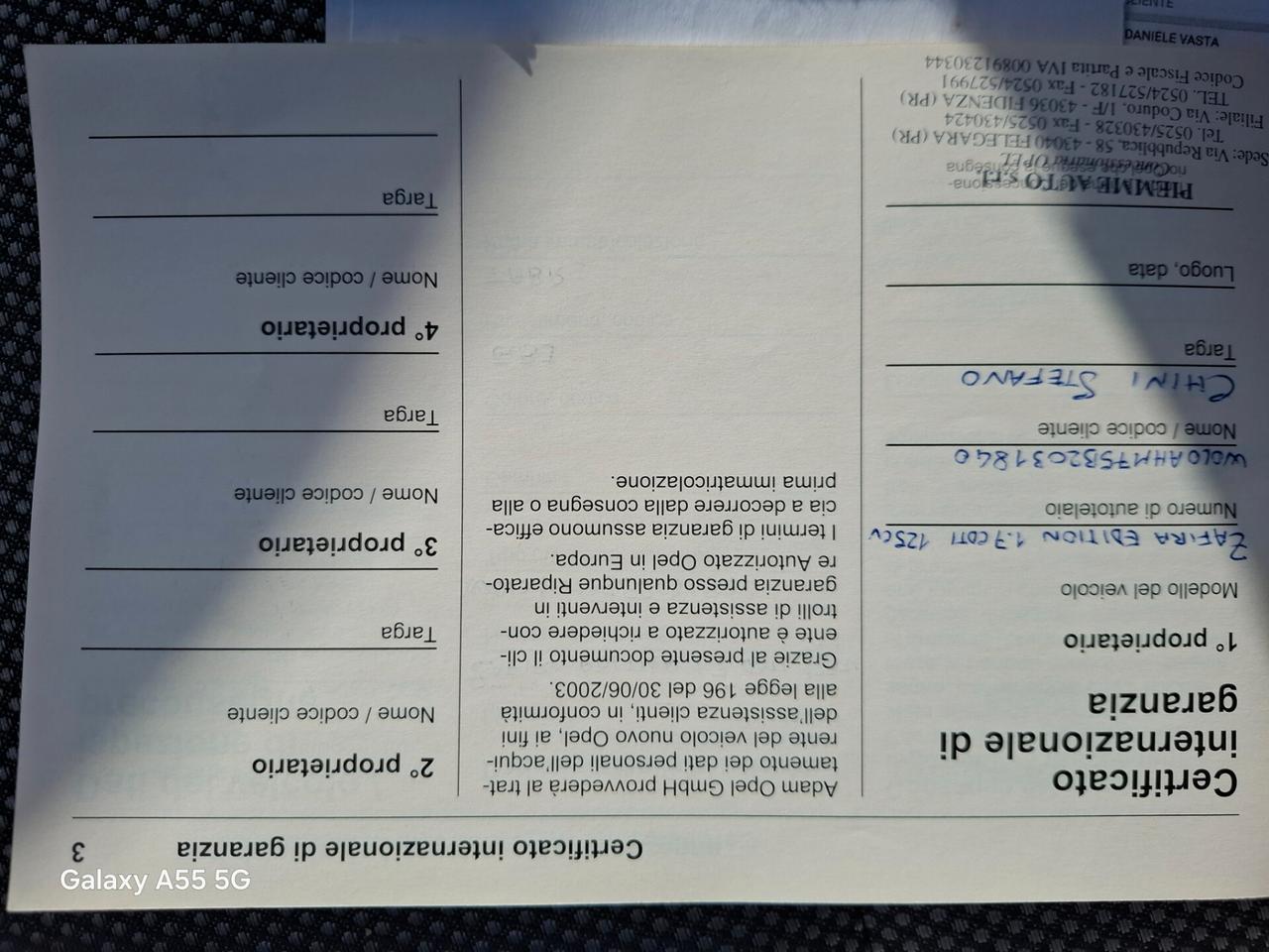 Opel Zafira 1.7 CDTI 110CV ecoFLEX Edition 7 posti