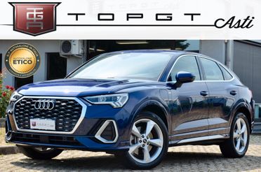 AUDI Q3 SPORTBACK 45 1.4 TFSI S-LINE EDITION 245cv S-TRONIC, GARANZIA AUDI 2/27, UFF ITALIANA, SERVICE AUDI, FULL LED, RETROCAMERA, APPLE ANDROID, PERMUTE