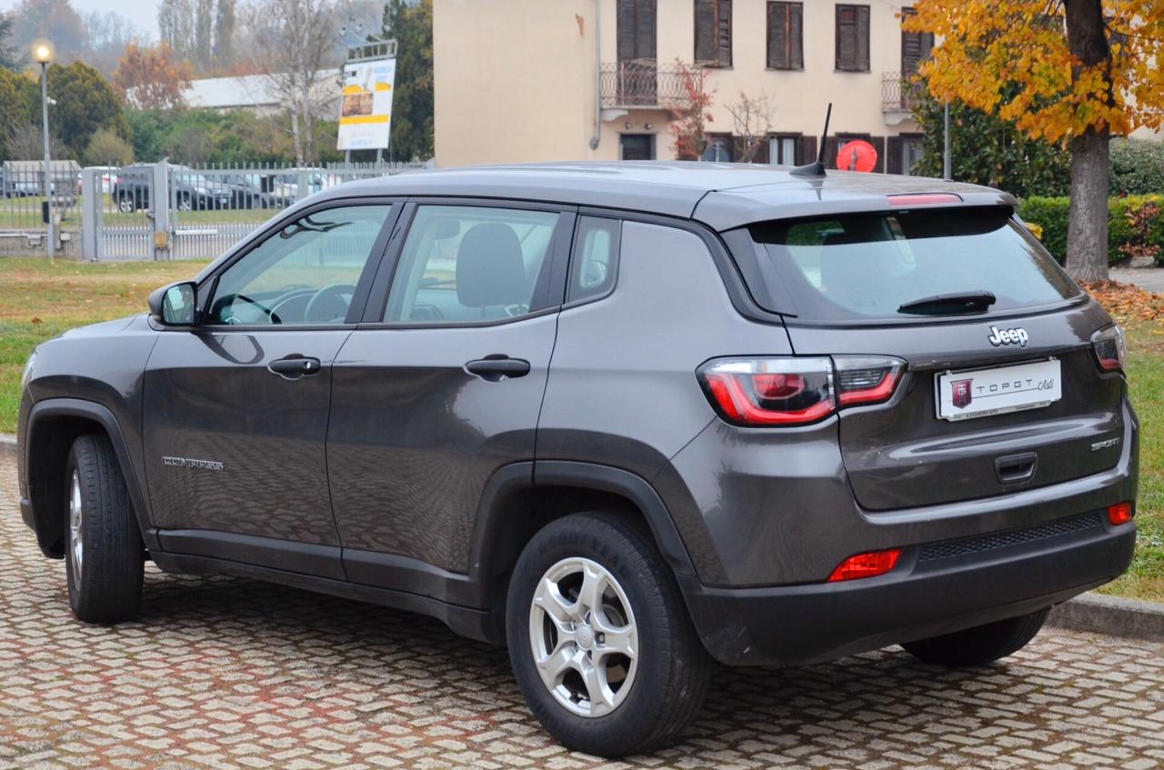 JEEP COMPASS 1.3 TURBO T4 2WD 131cv, EURO 6D, BLUETOOTH, A/C, PERMUTE