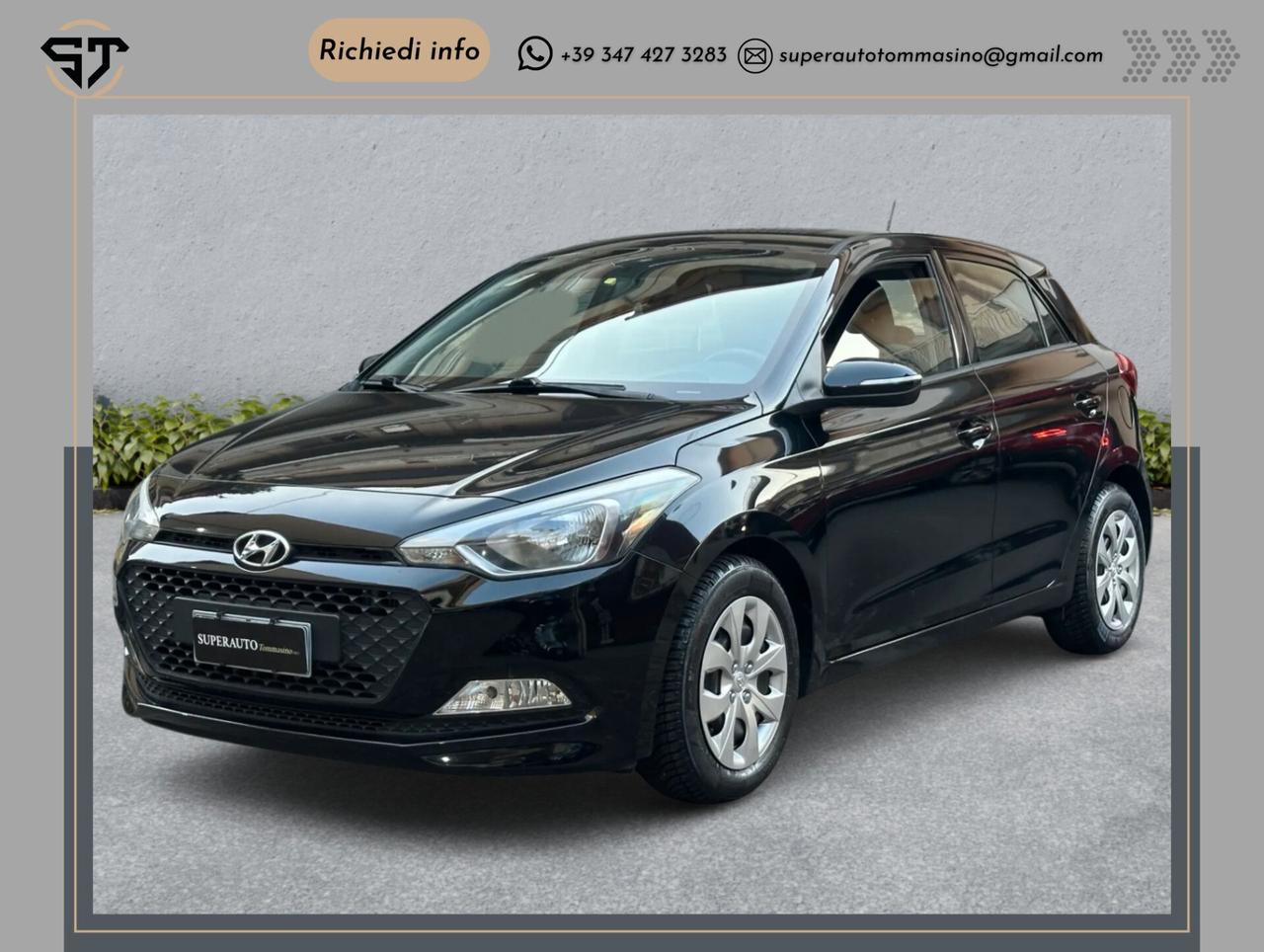 Hyundai i20 1.1 CRDi 75 CV 5 porte KM 84.000 Certificati