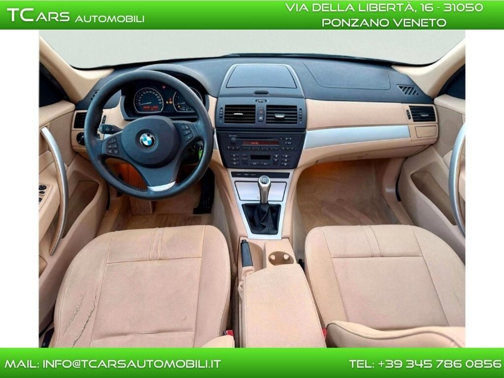 BMW X3 2.0d TETTO APRIBILE-TRAZ.INTEGRALE