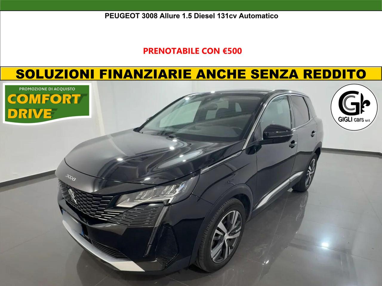 Peugeot 3008 II Allure Bluehdi Automatico 1.5 S&S Led Camera 360°