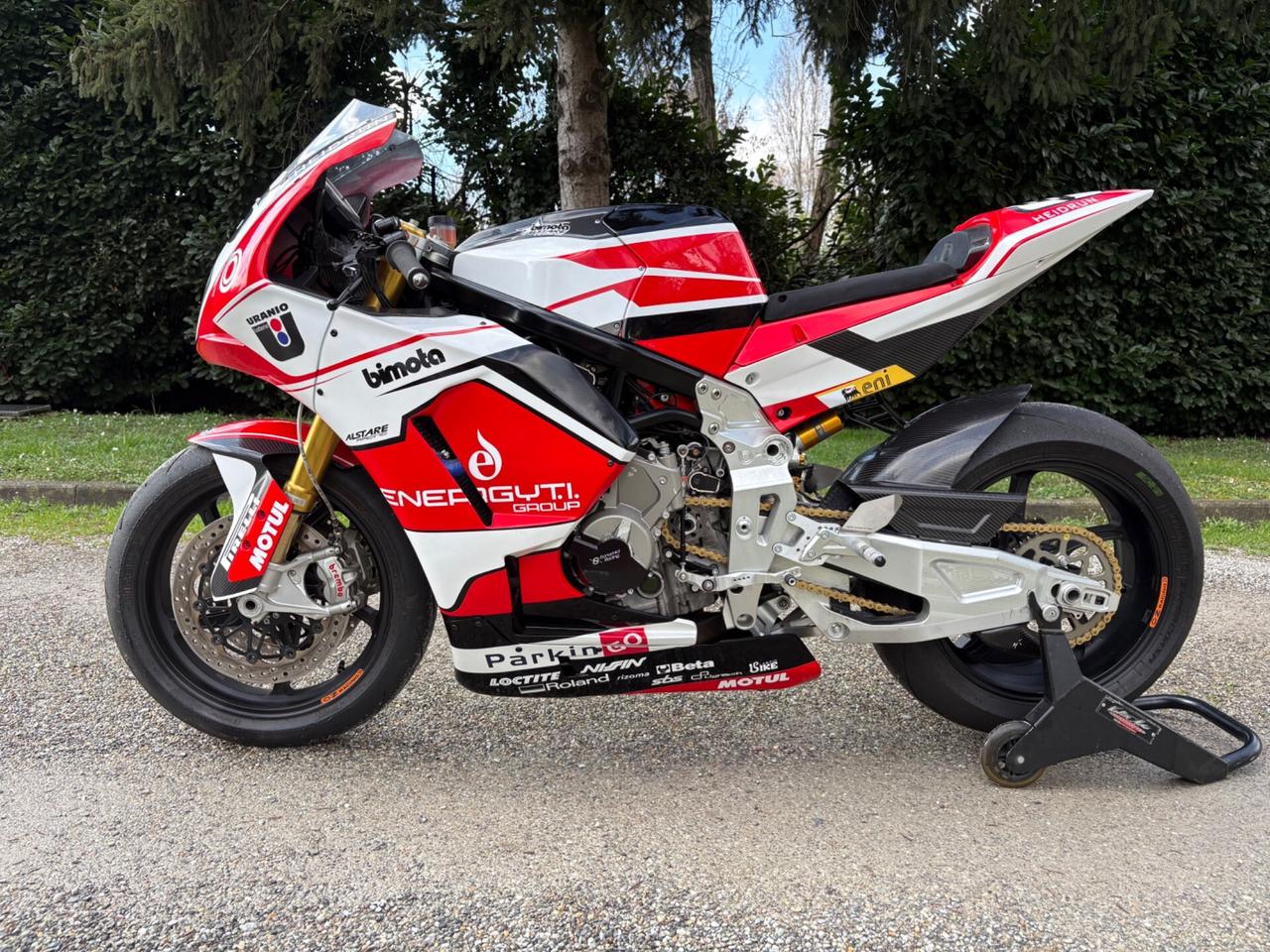Bimota BB3 con motore/elettronica BMW HP4