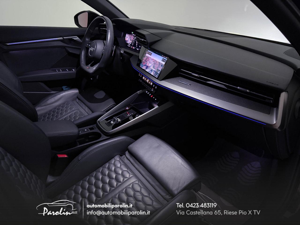 Audi RS3 Sportback 2.5 tfsi quattro S-tronic Black-Tetto-Matrix-Pelle
